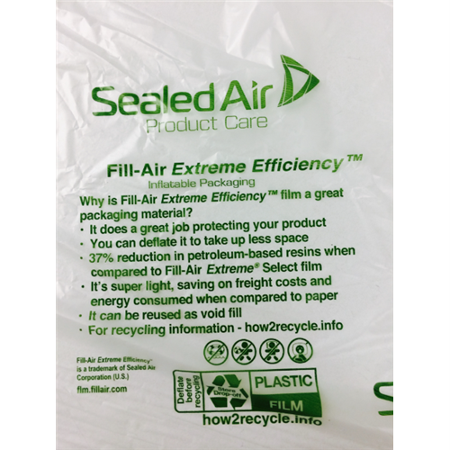 Sealed air outlet pillows